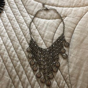Forever 21 Silver Statement Necklace